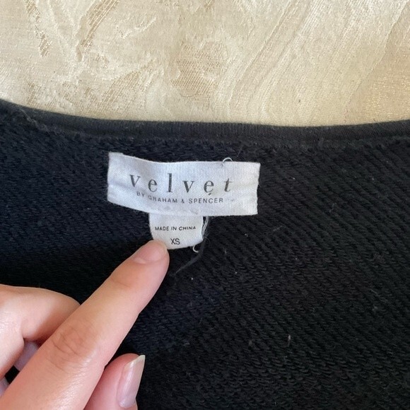 Velvet by Graham and Spencer Faux Shearling Waterfall Moto Women's Jacket XS - Picture 5 of 7